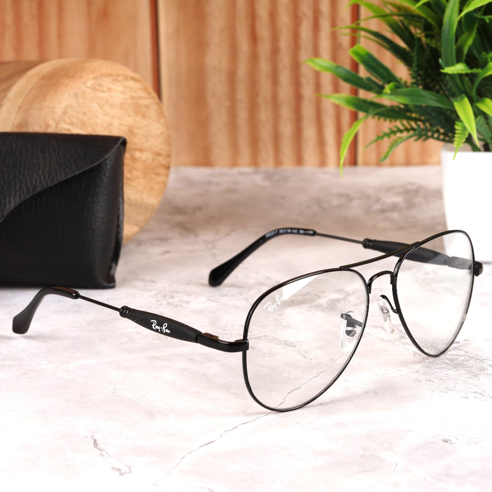 Classic Pilot 3517 Black-Photochromatic Sunglass with UV 400 protection and black frame from JUO INDIA.
