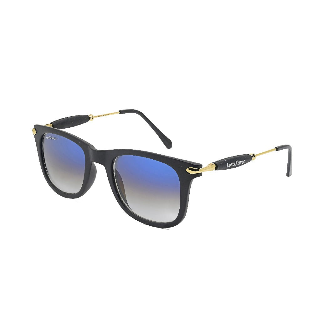 Buloster Square Blue-Gold Sunglasses